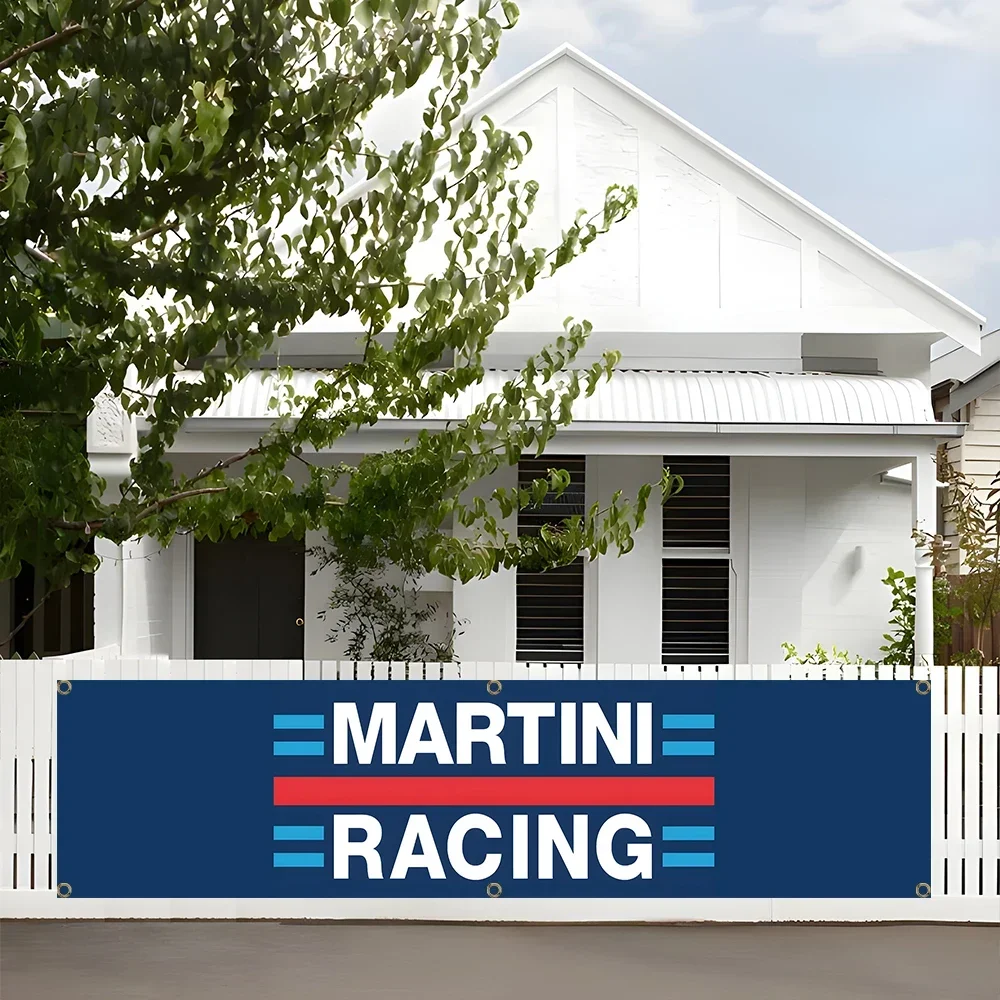 Outdoor Sport Club - 60X240cm MARTINIs Banner Flagge Rennwagen Malerei