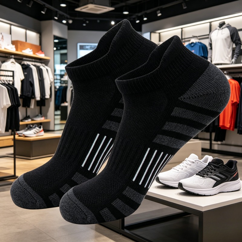 Outdoor Sport Activity - Socken, Unisex, niedrig geschnitten, gepolsterte Knöchelsportsocken,