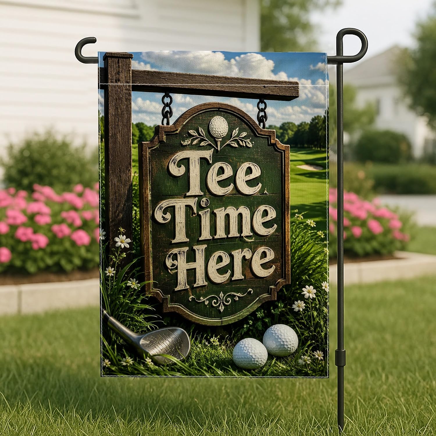 Golfball-Gartenflagge, Outdoor – Outdoor Sport Club Bewertung und Preis