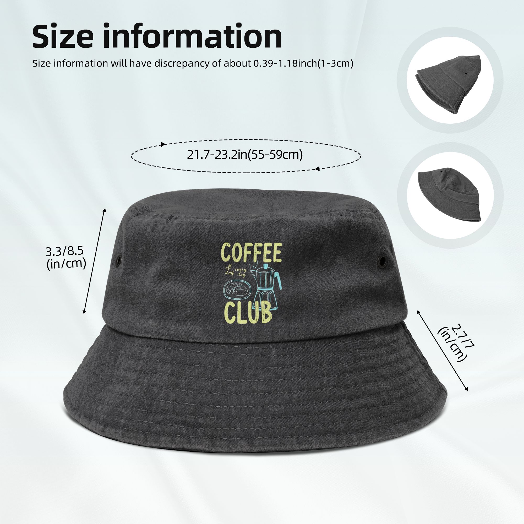 Coffee Club Lover Bucket Hats  – Outdoor Sport Club Bewertung und Preis