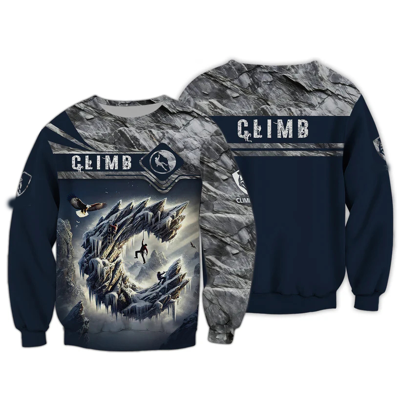 Herren 3D-Kletter-Print T-Shir – Outdoor Sport Club Bewertung und Preis