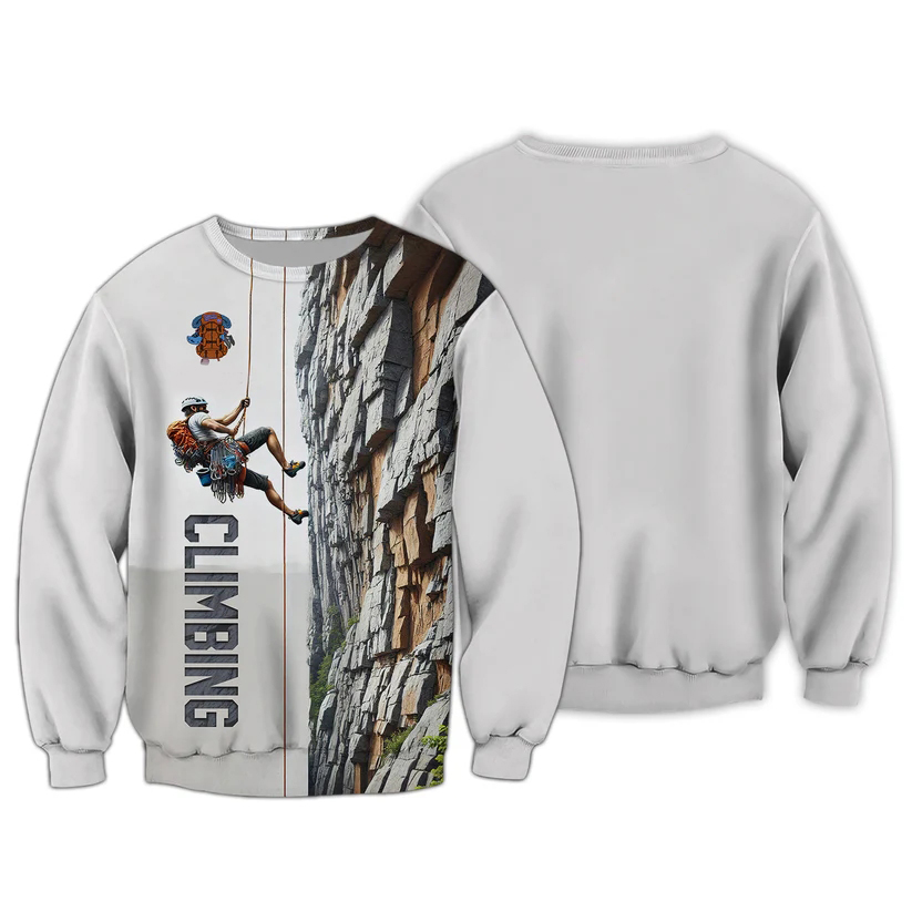 Herren 3D-Kletter-Print T-Shir – Outdoor Sport Club Bewertung und Preis